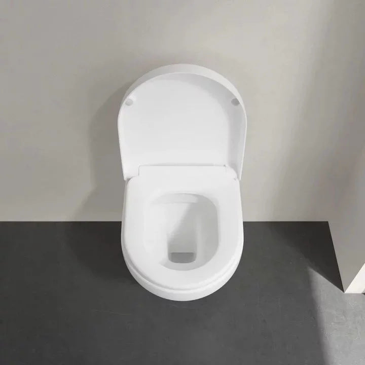 Architectura Combi-Pack Rimless, Compact Wall Hung Toilet with toilet seat 4687HR01