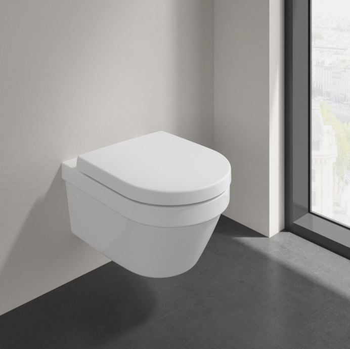 Architectura DirectFlush Rimless Wall Hung Toilet + Soft Close Seat - 4694HR01