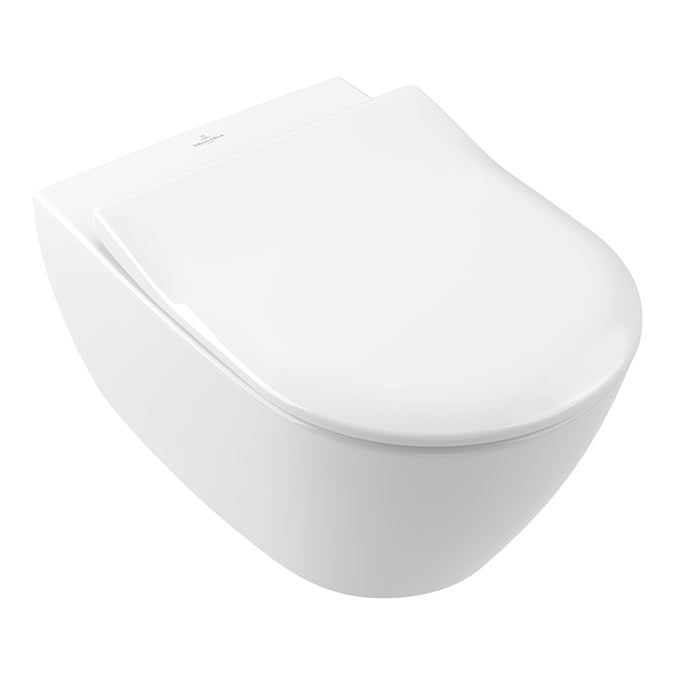 Subway 2.0 Combi-Pack, Wall Hung Toilet with slim toilet seat