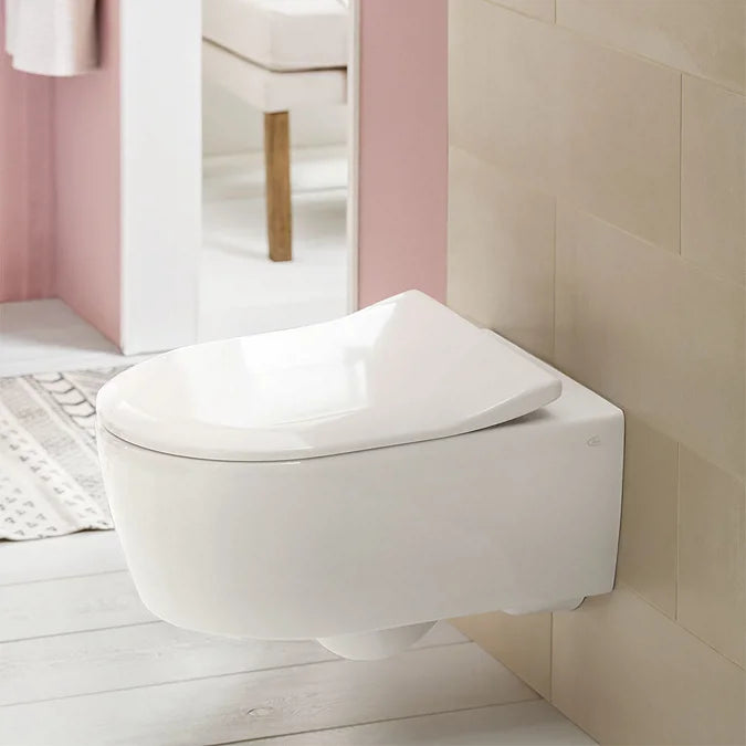 Avento Combi-Pack, Wall Hung Toilet with Slim tiolet seat 5656RS01
