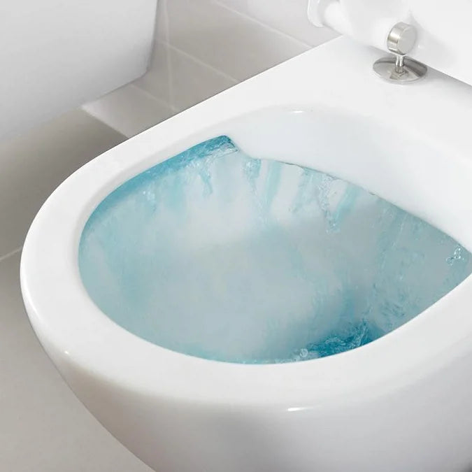 O.Novo Combi-Pack, Rimless wall Hung Toilet with toilet seat 5660HR01