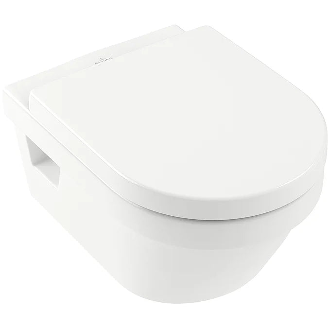 Architectura Combi-Pack Rimless, Wall Hung Toilet with toilet seat 5684HR01