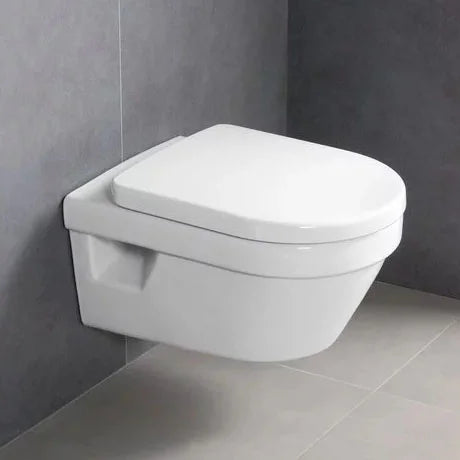 Architectura Combi-Pack Rimless, Wall Hung Toilet with toilet seat 5684HR01
