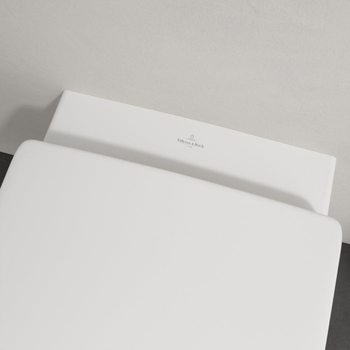 Architectura Combi-Pack Rimless, Square Wall Hung Toilet with toilet seat 5685HR01