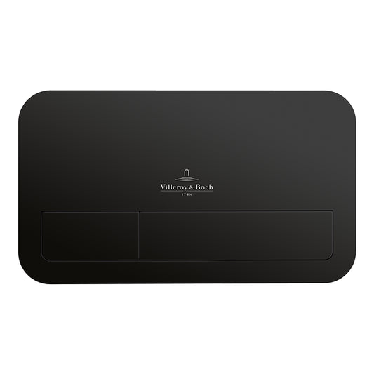 ViConnect Black Matt Dual Flush Plate - 922490AN