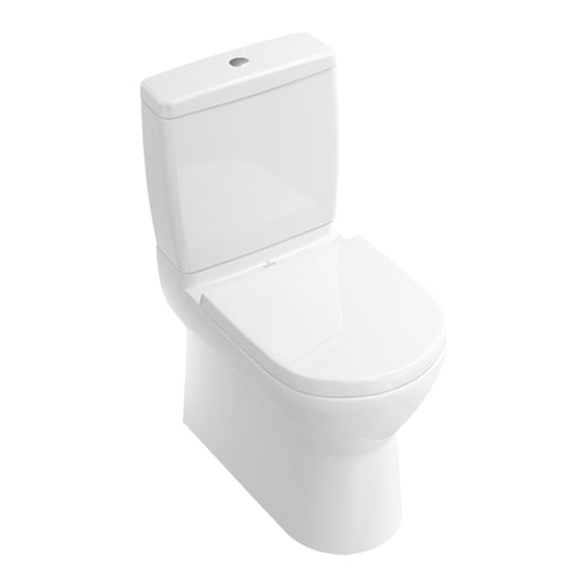 Villeroy &amp; Boch O.Novo Close-Coupled Toilet, Cistern &amp; Soft Close Seat Combi-Pack