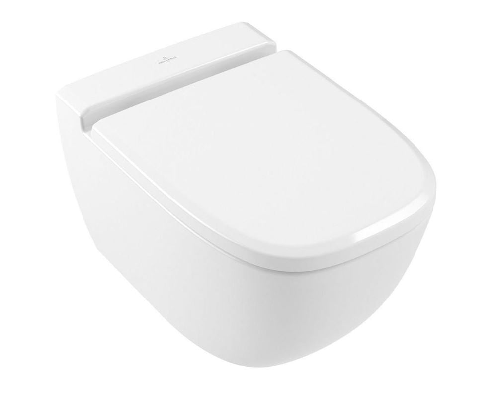 Villeroy & Boch Antheus Wall-Hung Rimless Toilet & Seat Combi-Pack with Ceramic Plus