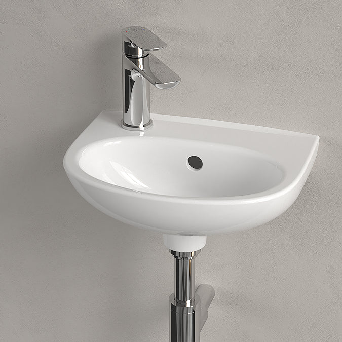 O.Novo Washbasin 360 x 275mm Pre-Punched Tap Holes 3 Variants 43403X01