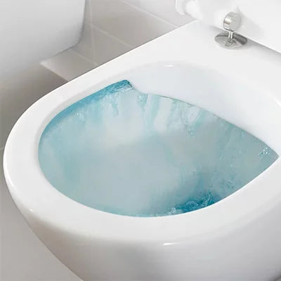 Architectura Combi-Pack Rimless, Square Wall Hung Toilet with toilet seat 5685HR01
