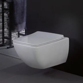 Villeroy & Boch Venticello Rimless Wall Hung Toilet - Soft Close Slimline Seat